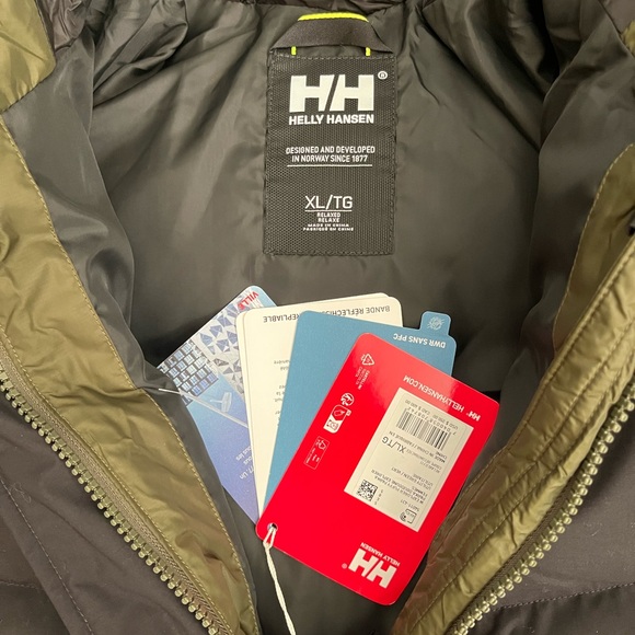 Helly Hansen Womens Explorer Puffy Parka Utility Green  NWT Size XL - Picture 11 of 16